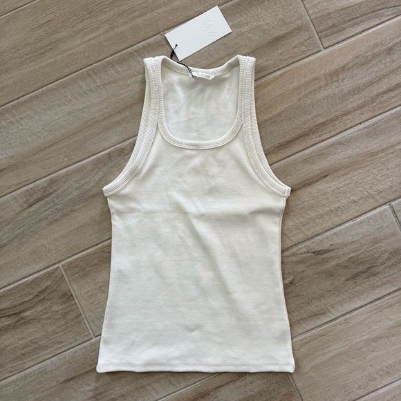 Zara Ribbed Tank Top - Picture 2 of 10
